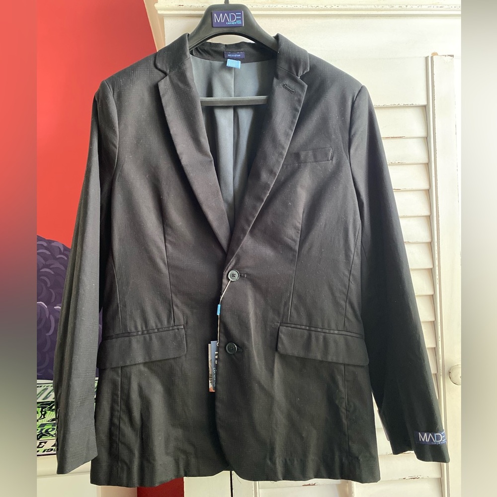Cam Newton Black sport coat 38 Reg NWT—FROM BELK